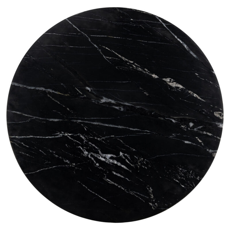- Bistrotafel Logan black/gold 75Ø