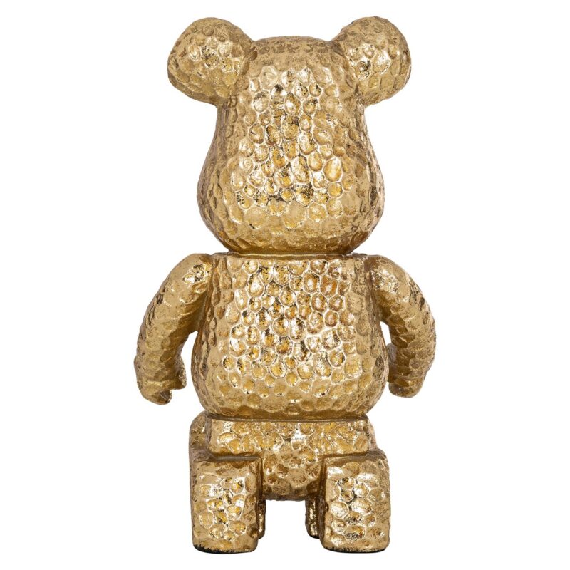 - Decoratief object Bear gold sitting