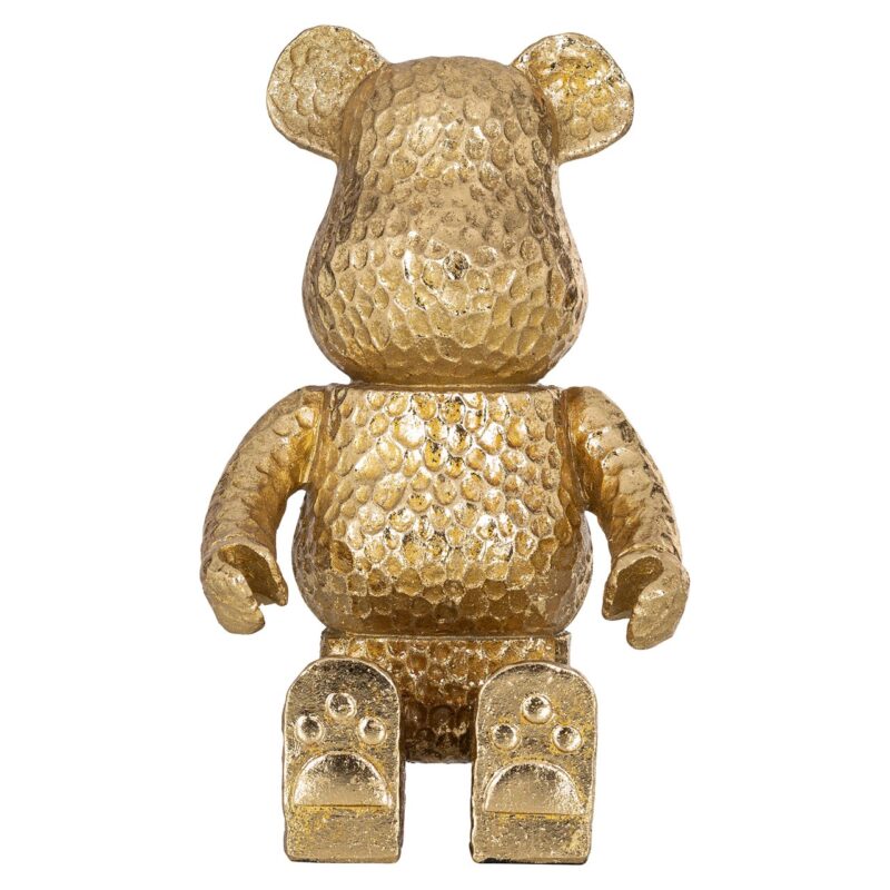 - Decoratief object Bear gold sitting