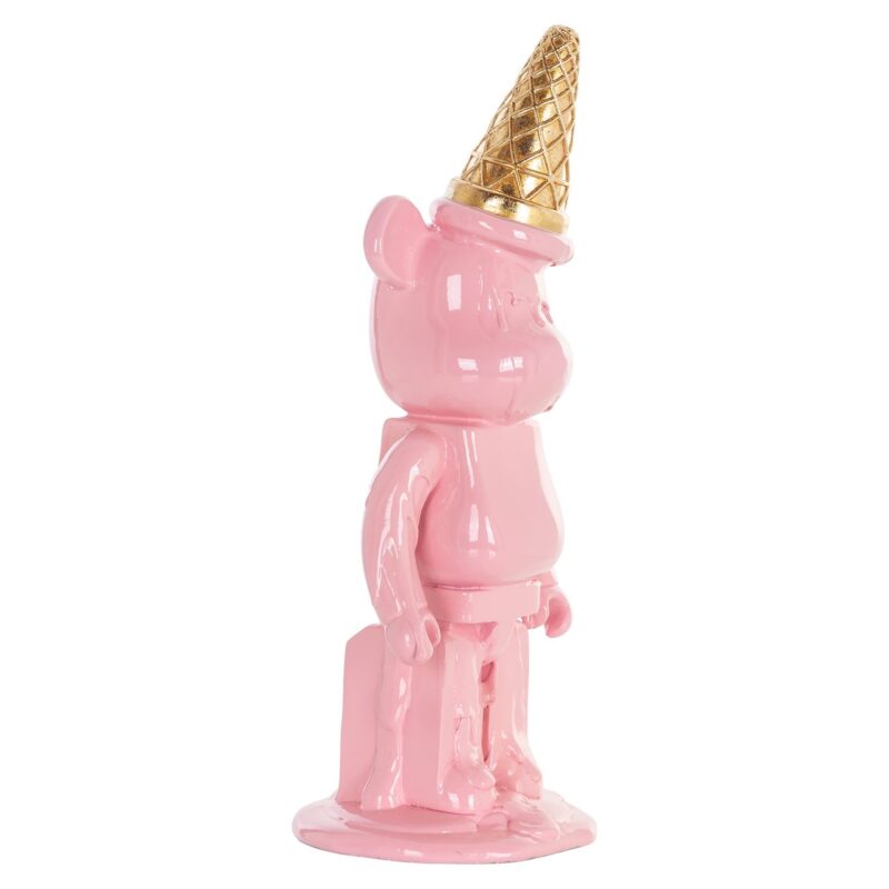 - Decoratief object Icebear cream pink