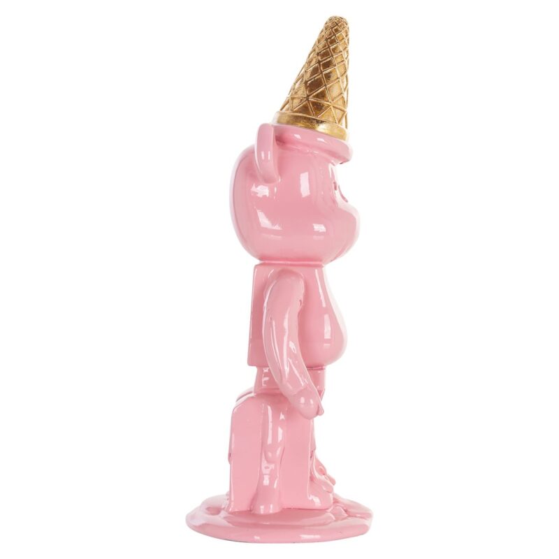 - Decoratief object Icebear cream pink