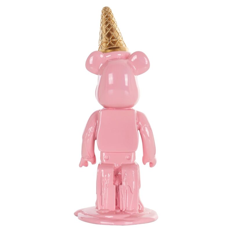 - Decoratief object Icebear cream pink