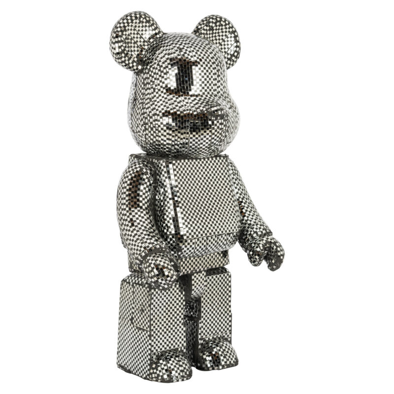 - Decoratief object Bear silver small