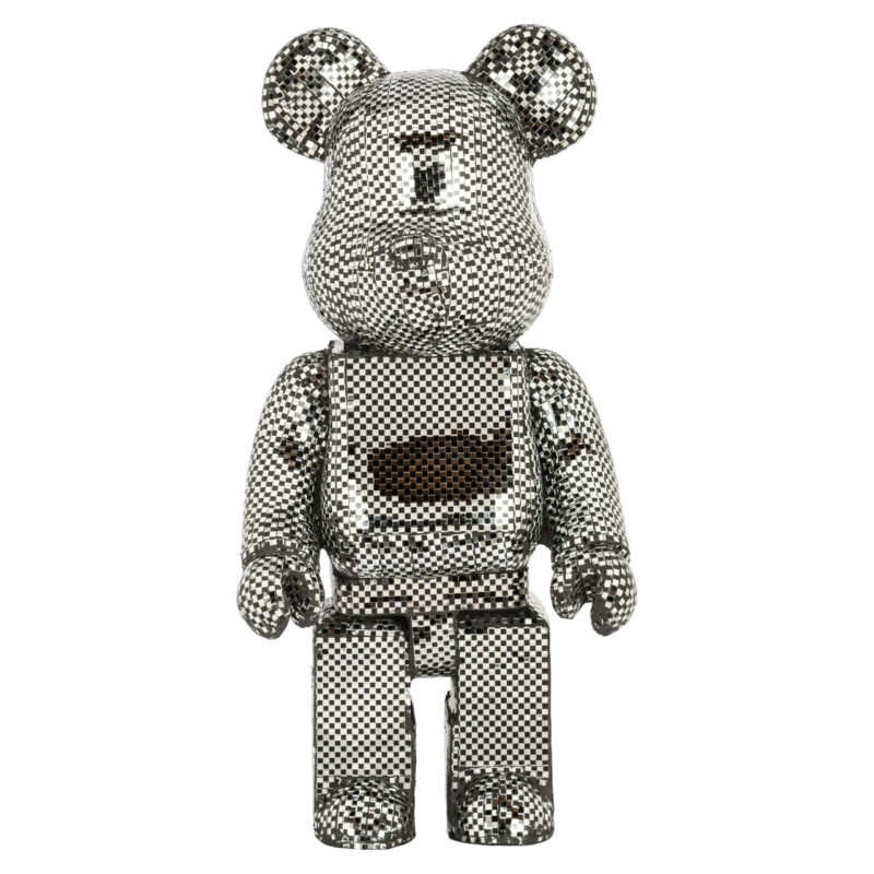 - Decoratief object Bear silver small