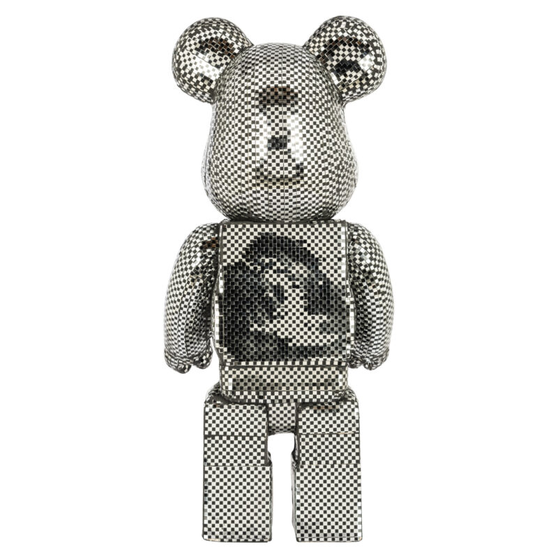 - Decoratief object Bear silver small