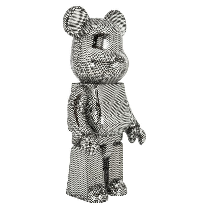 - Decoratief object Bear silver large
