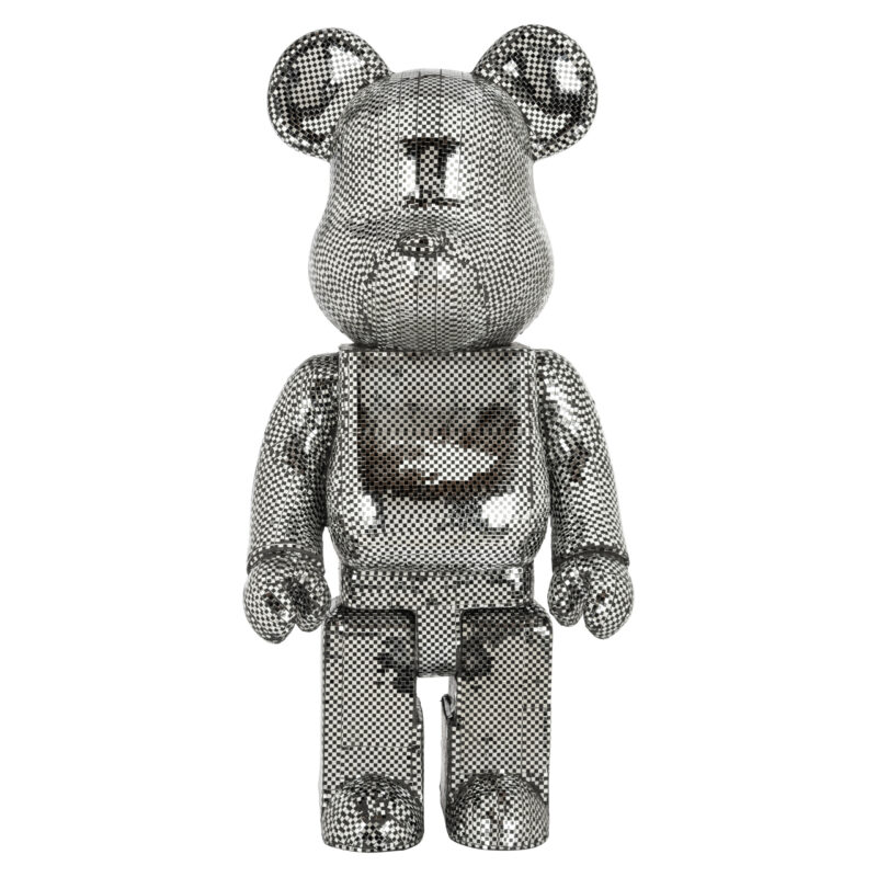 - Decoratief object Bear silver large