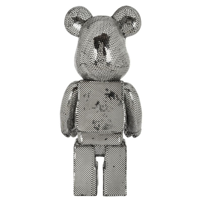- Decoratief object Bear silver large