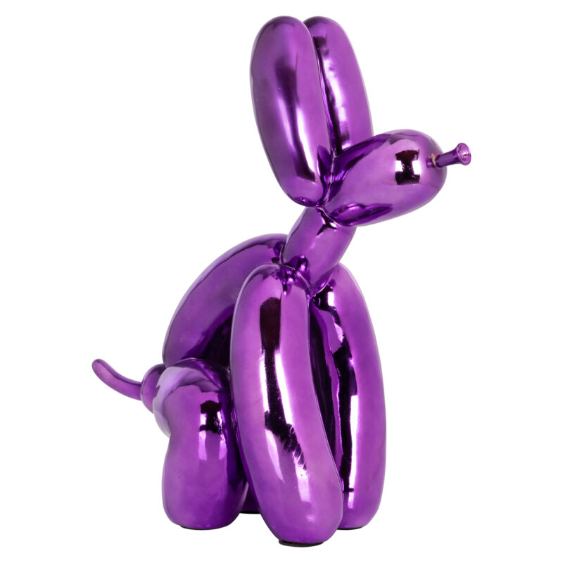 - Decoratief object Dog purple