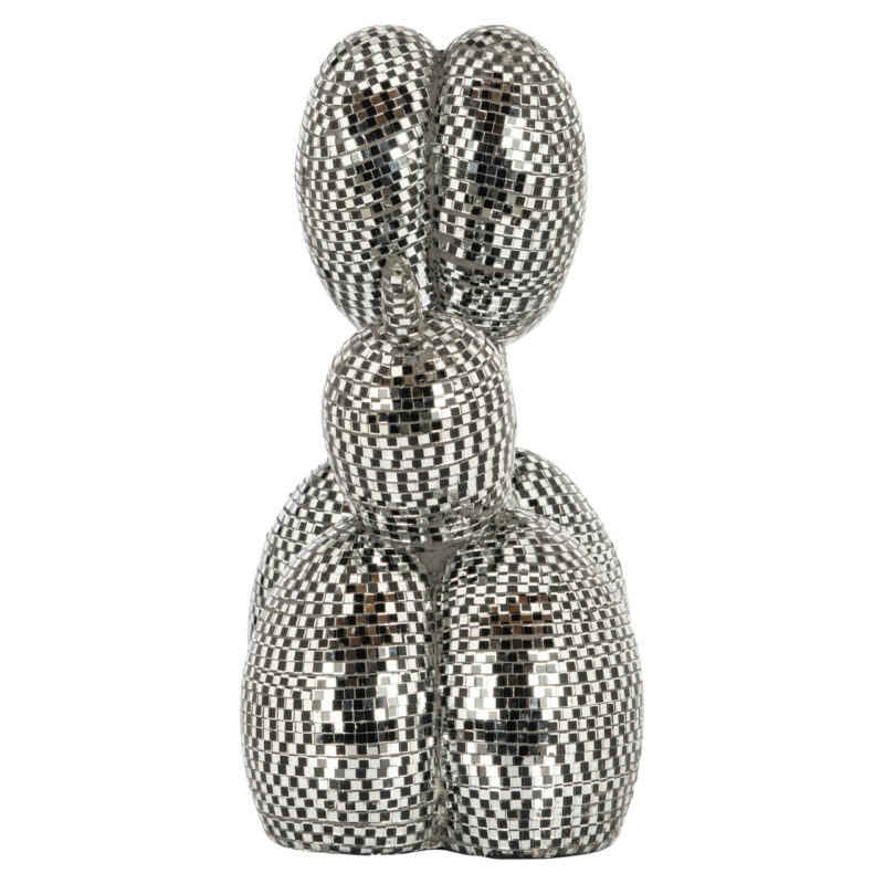 - Decoratief object Dog silver small