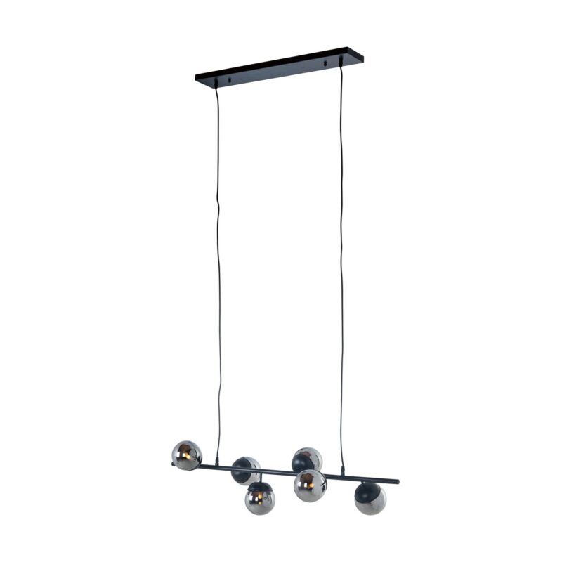 - Hanglamp Bente black smoked