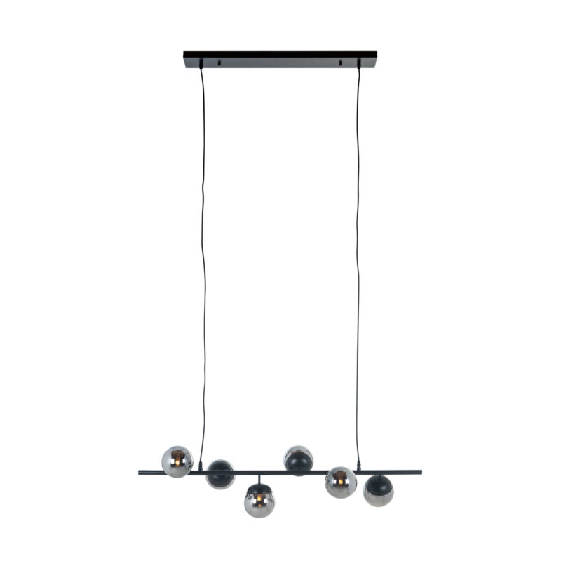 - Hanglamp Bente black smoked