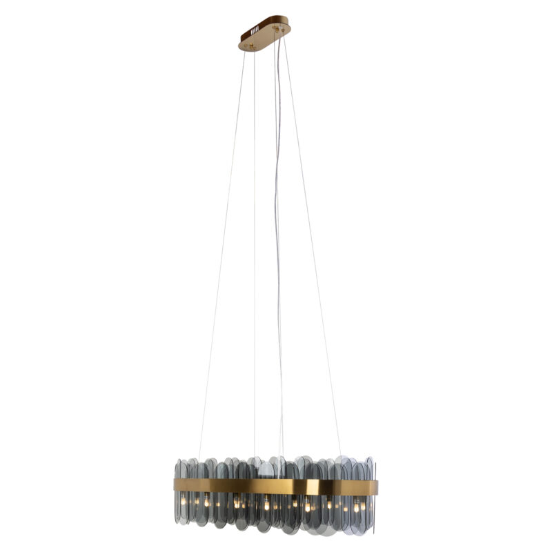 - Hanglamp Julio brushed gold