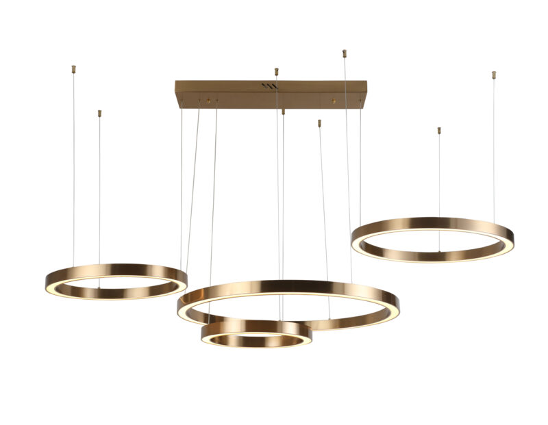 - Hanglamp Lilou brushed gold