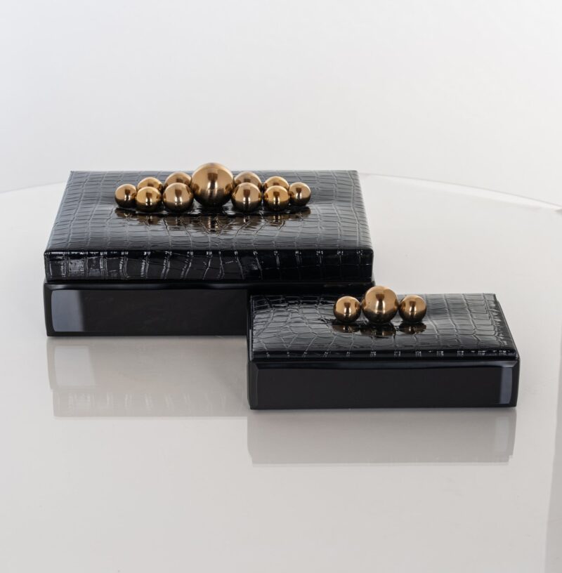 - Opbergdoos Nina black small