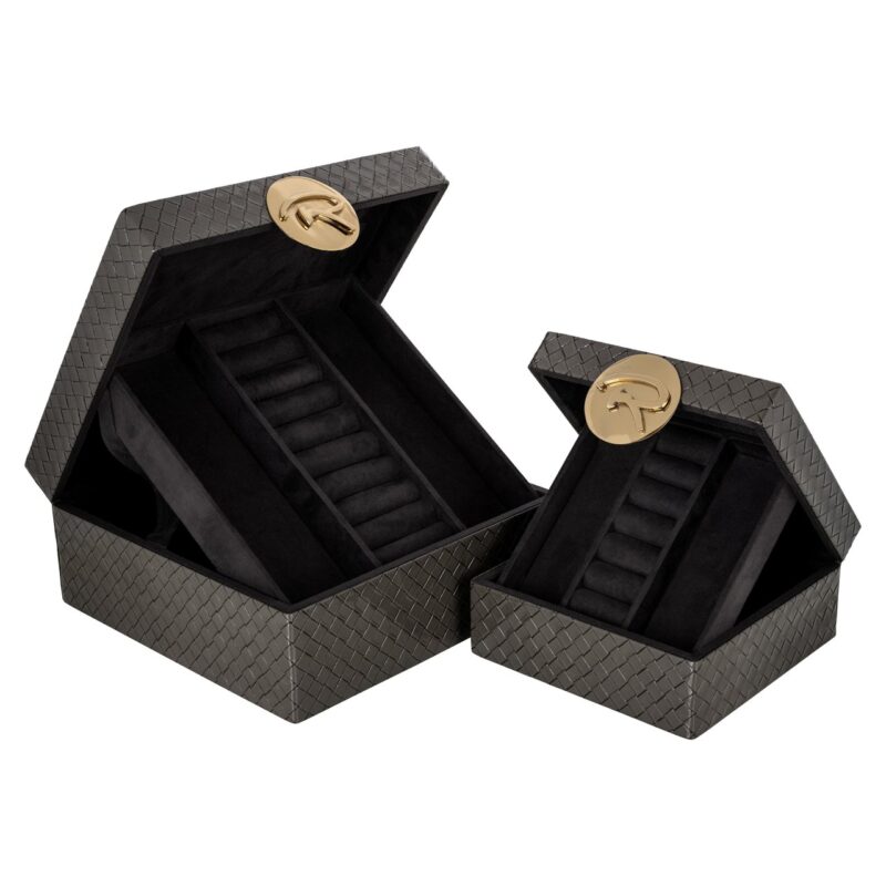 - Opbergdoos Rosaly anthracite large