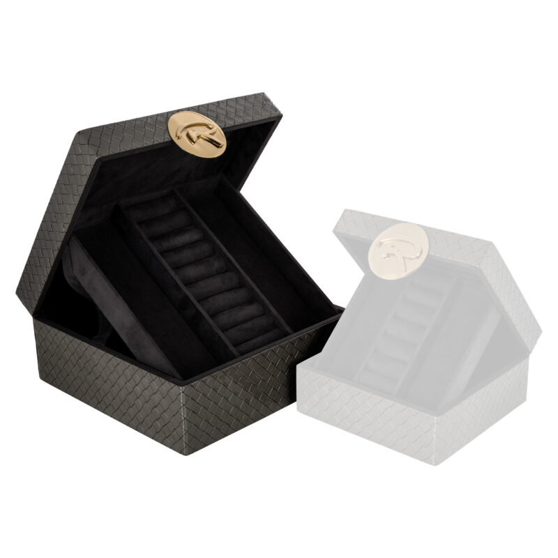 - Opbergdoos Rosaly anthracite large