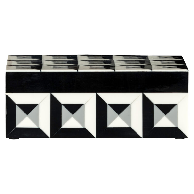 - Opbergdoos Licia black/white