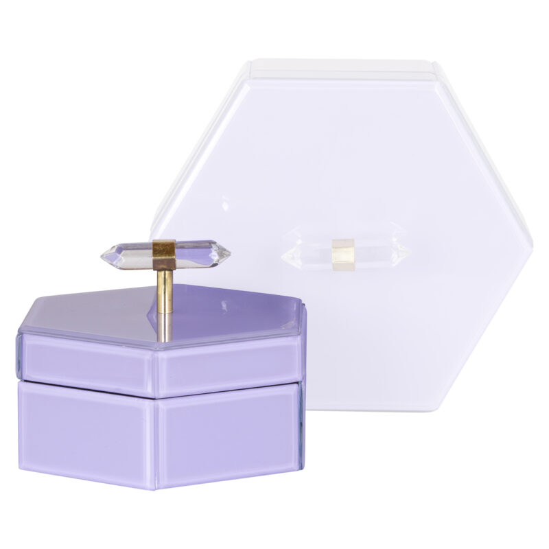- Opbergdoos Jutta purple small