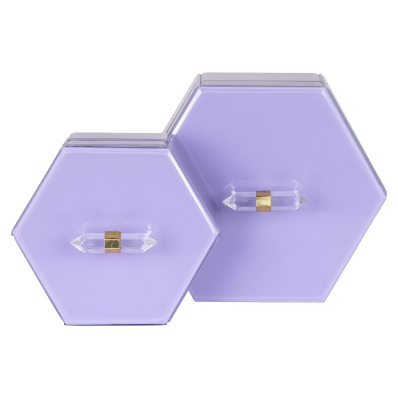 - Opbergdoos Jutta purple small
