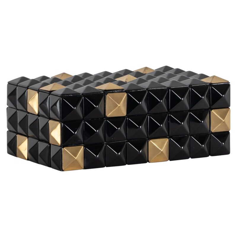 - Opbergdoos Velicia black/gold