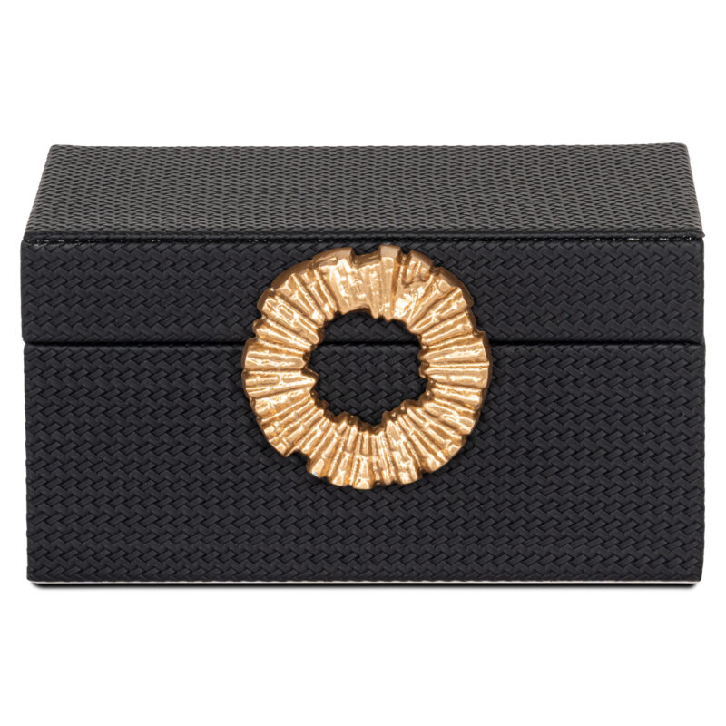 - Opbergdoos Amal black/gold small