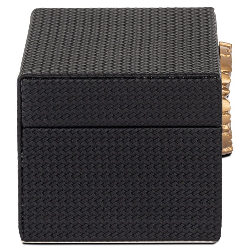 - Opbergdoos Amal black/gold small