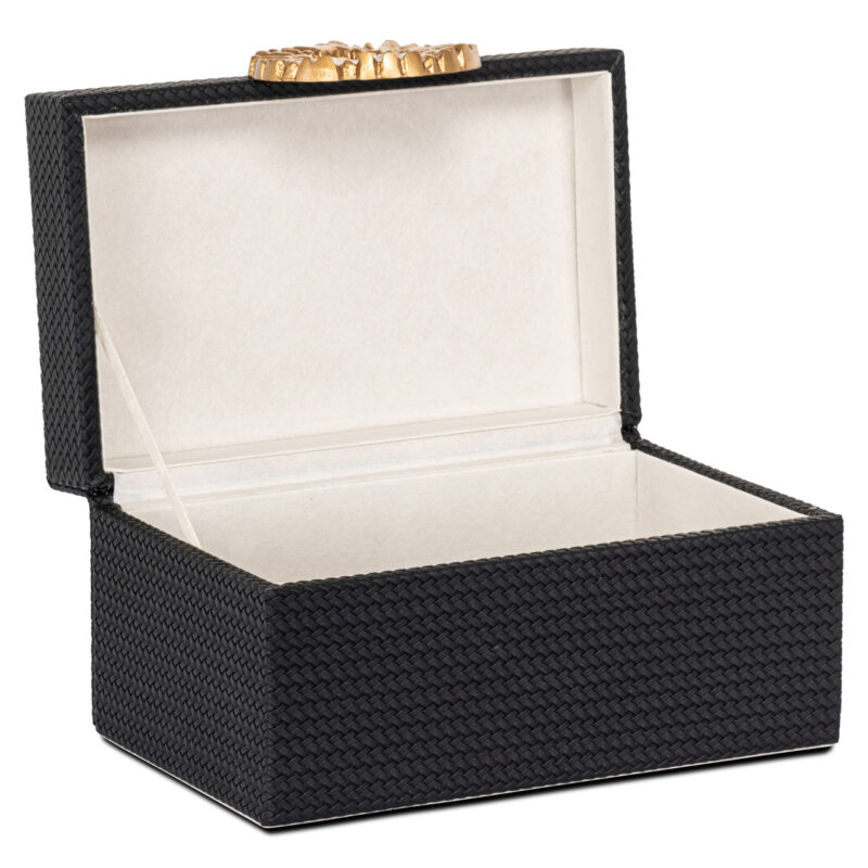 - Opbergdoos Amal black/gold small