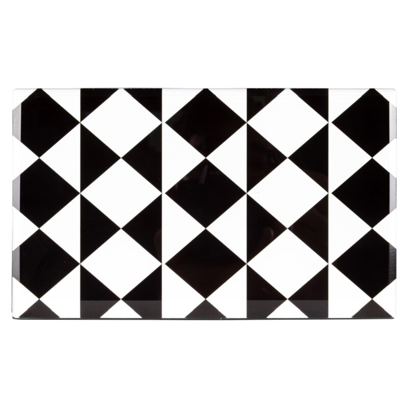 - Opbergdoos Silas black/white small