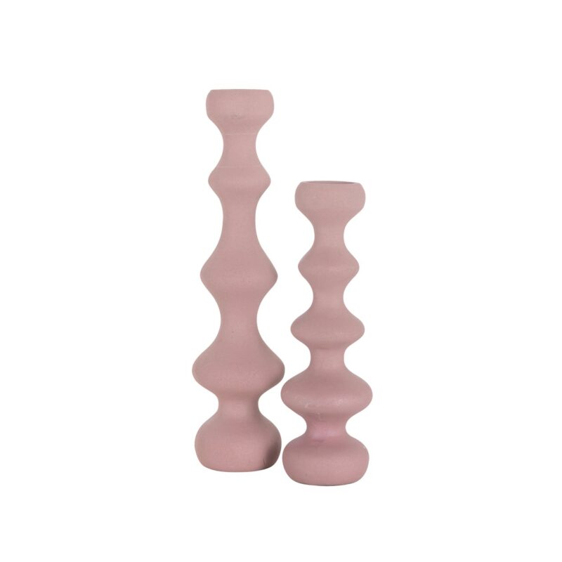- Kandelaar Bijou pink large