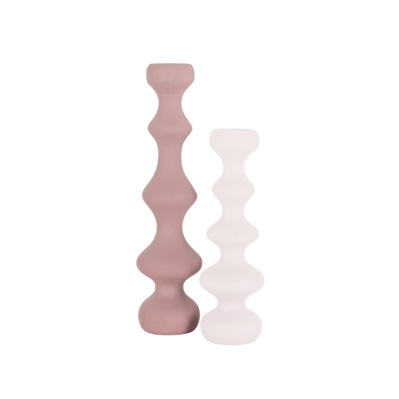 - Kandelaar Bijou pink large