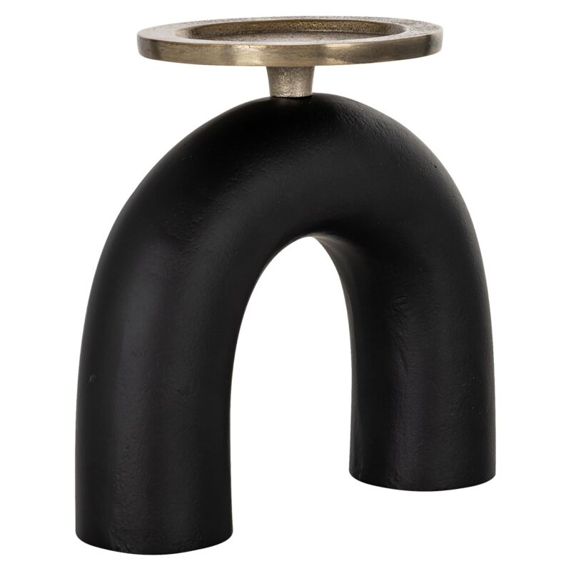 - Kandelaar Livi black/gold small