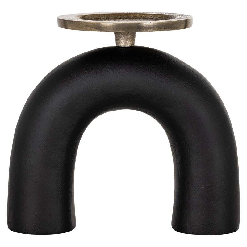 - Kandelaar Livi black/gold small