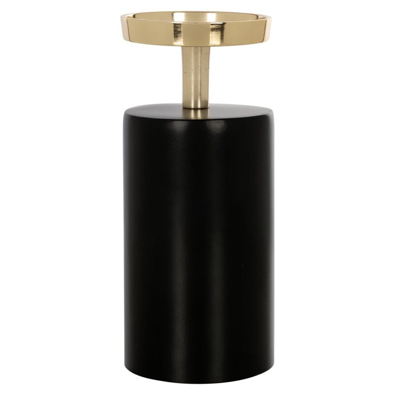 - Kandelaar Caya black/gold large