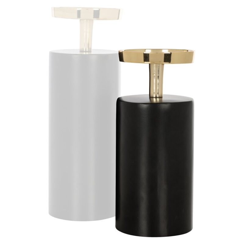 - Kandelaar Caya black/gold large