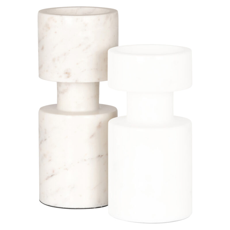 - Kandelaar Melle white large