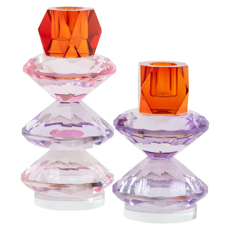 - Kandelaar Yalena pink large