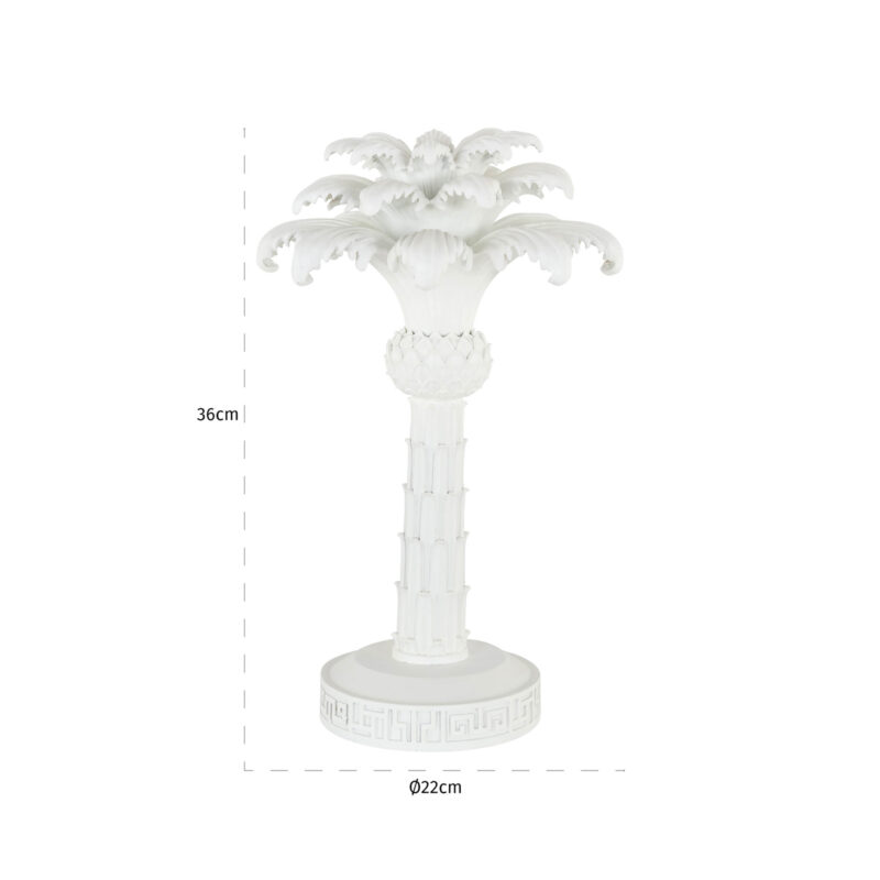 - Kandelaar Palma white small