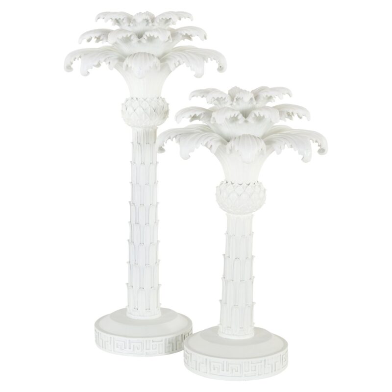 - Kandelaar Palma white small
