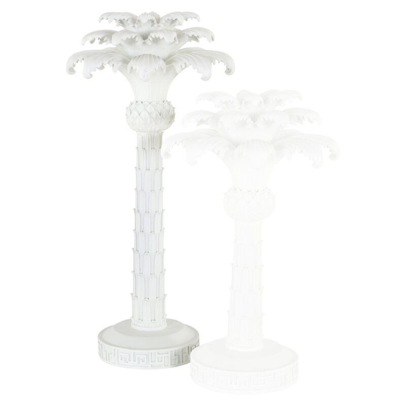 - Kandelaar Palma white large