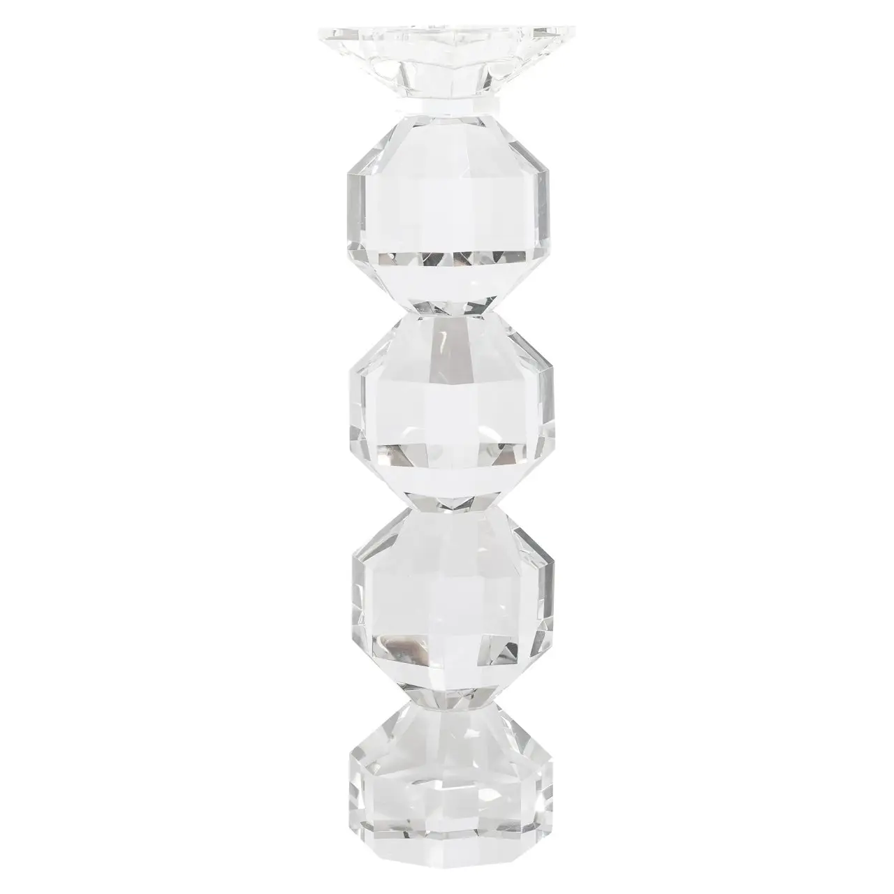 - Kandelaar Safia clear transparent large