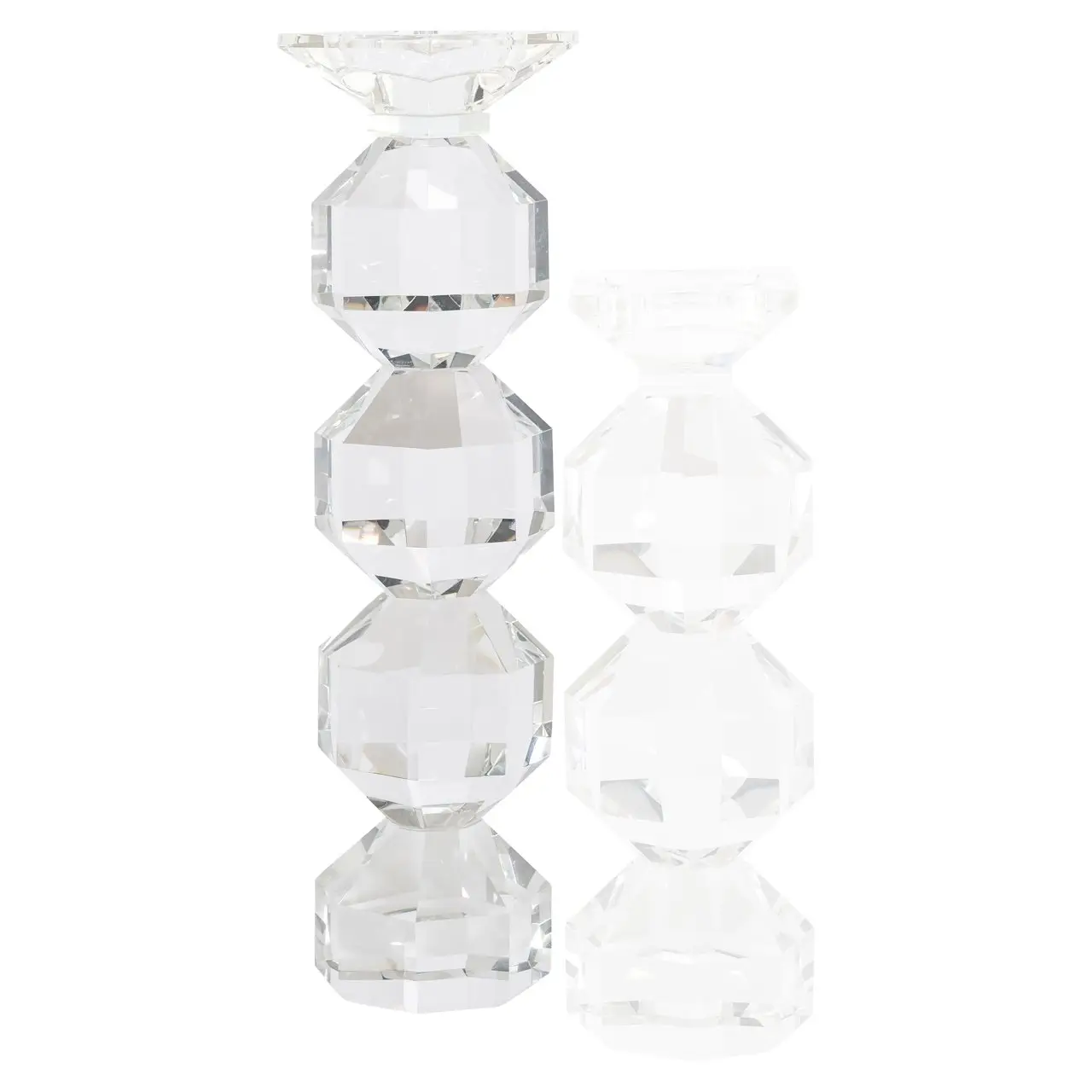 - Kandelaar Safia clear transparent large