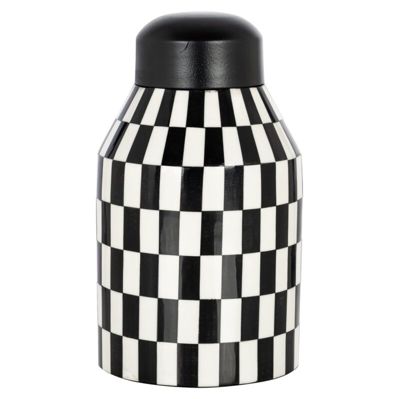- Opbergdoos Malou black/white small