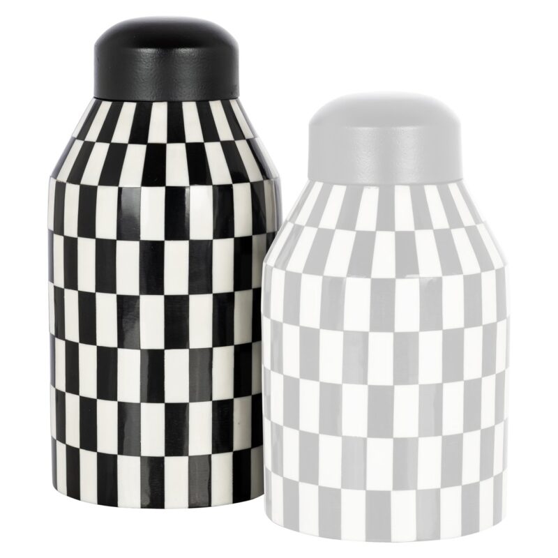 - Opbergdoos Malou black/white large