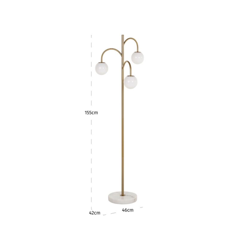 - Vloerlamp Janou gold