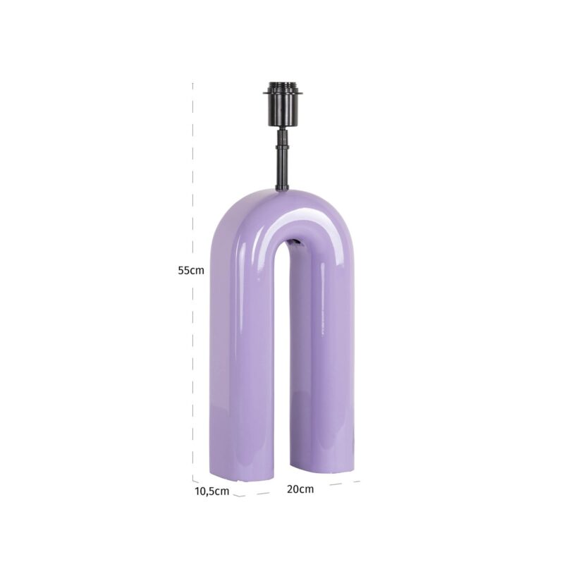 - Tafellamp Elvine purple