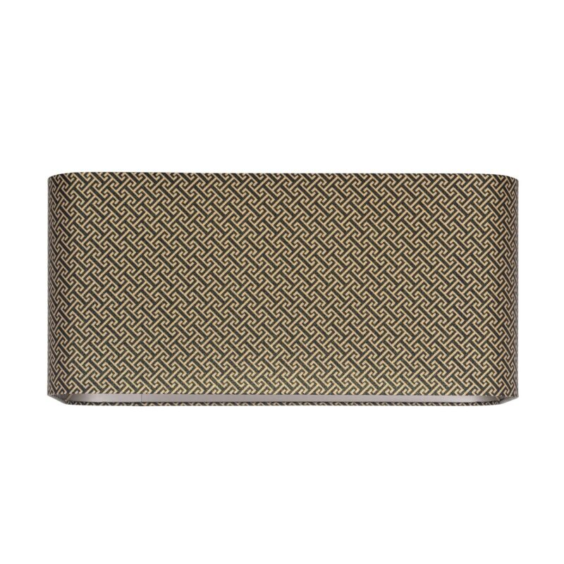 - Lampenkap Geo black rectangular