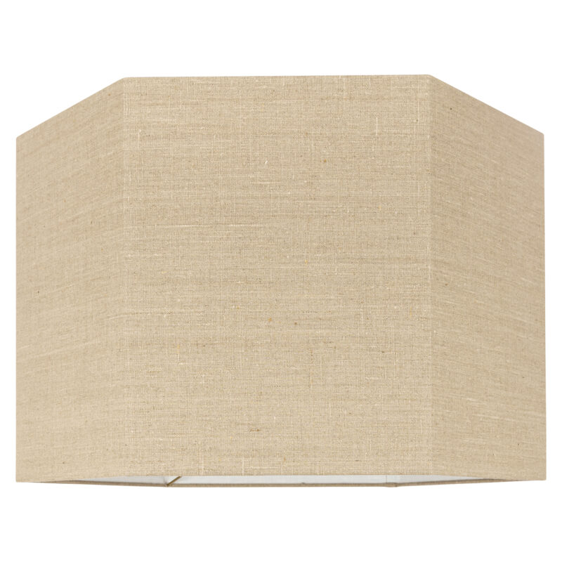 - Lampenkap Sally sand hexagonal XL