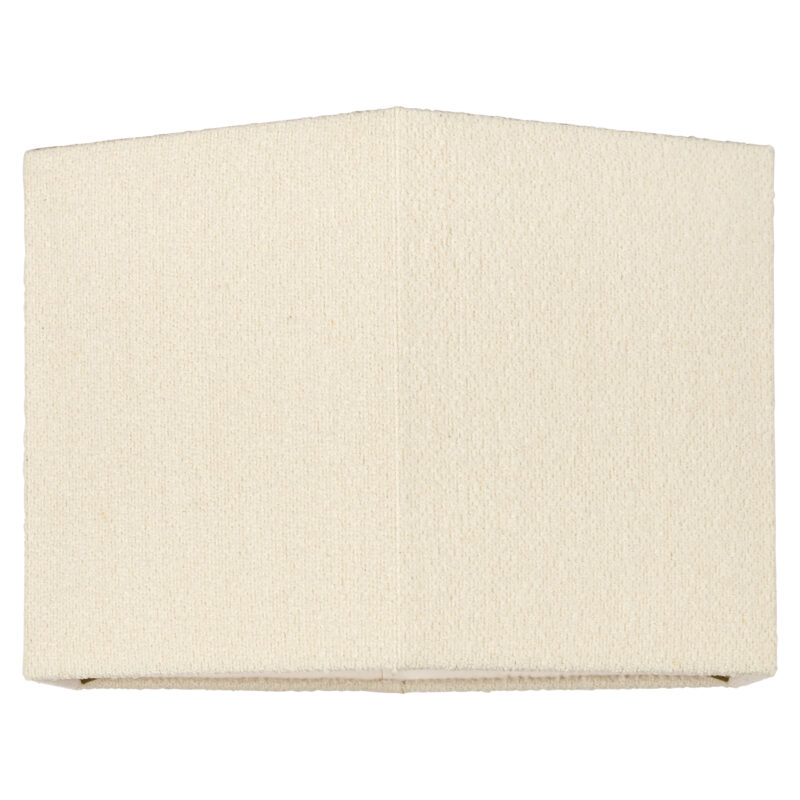 - Lampenkap Soho white hexagonal medium