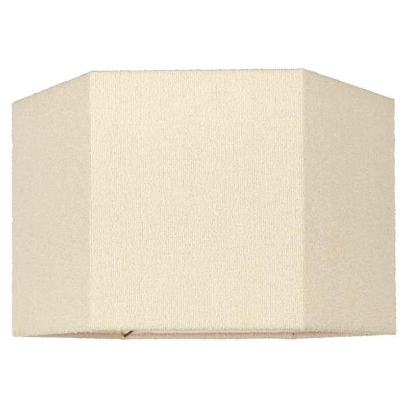 - Lampenkap Soho white hexagonal medium
